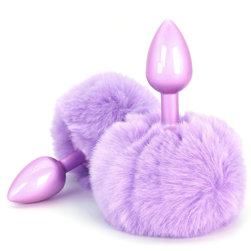 happiness TOYJOY Plug Queue de Lapin Enchanting Bunnytail 5 x 2.8cm Violet